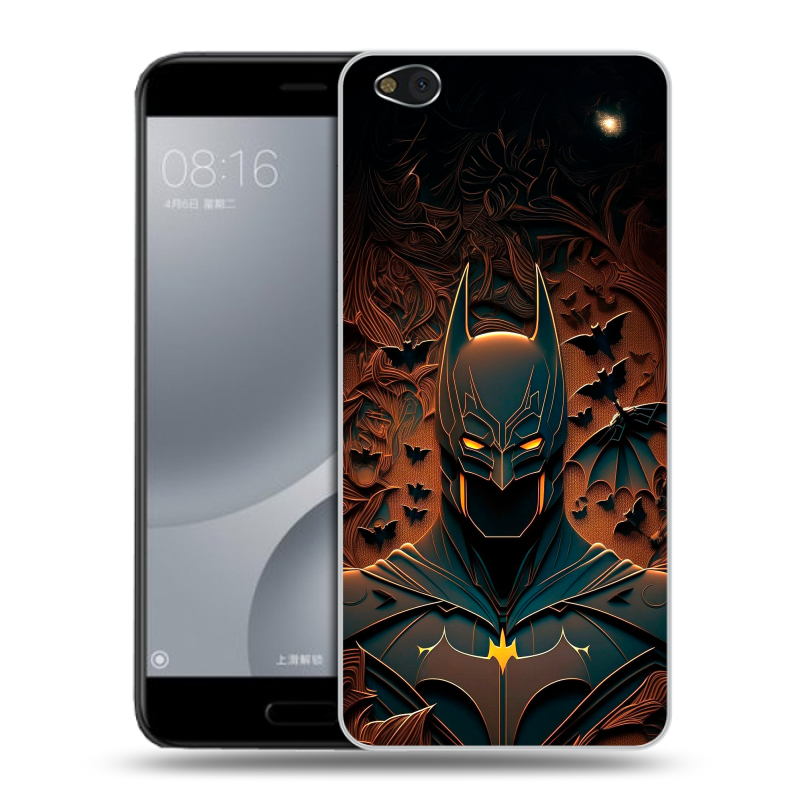 Пластиковый чехол на Xiaomi Mi5C с принтом Batman Бэтмен Пластиковый чехол на Xiaomi Mi5C с принтом Batman Бэтмен