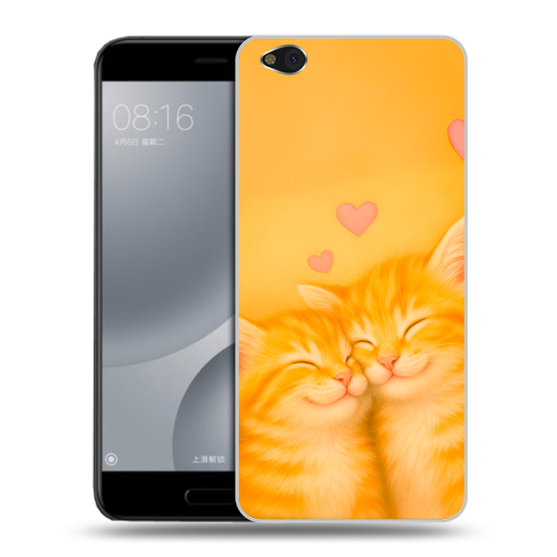 Пластиковый чехол на Xiaomi Mi5C с принтом Милые котята Пластиковый чехол на Xiaomi Mi5C с принтом Милые котята