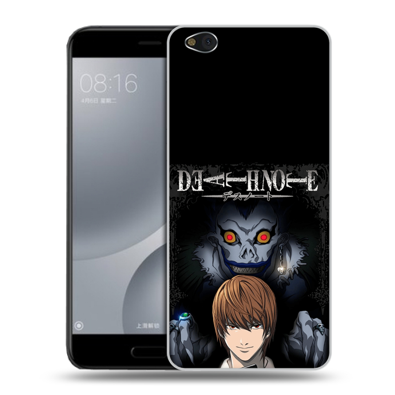 Пластиковый чехол на Xiaomi Mi5C с принтом Death note Тетрадь смерти Пластиковый чехол на Xiaomi Mi5C с принтом Death note Тетрадь смерти