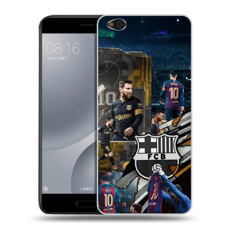 Пластиковый чехол на Xiaomi Mi5C с принтом Messi Barcelona Пластиковый чехол на Xiaomi Mi5C с принтом Messi Barcelona