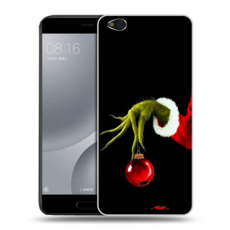 Пластиковый чехол на Xiaomi Mi5C с принтом Новый год Гринч Пластиковый чехол на Xiaomi Mi5C с принтом Новый год Гринч