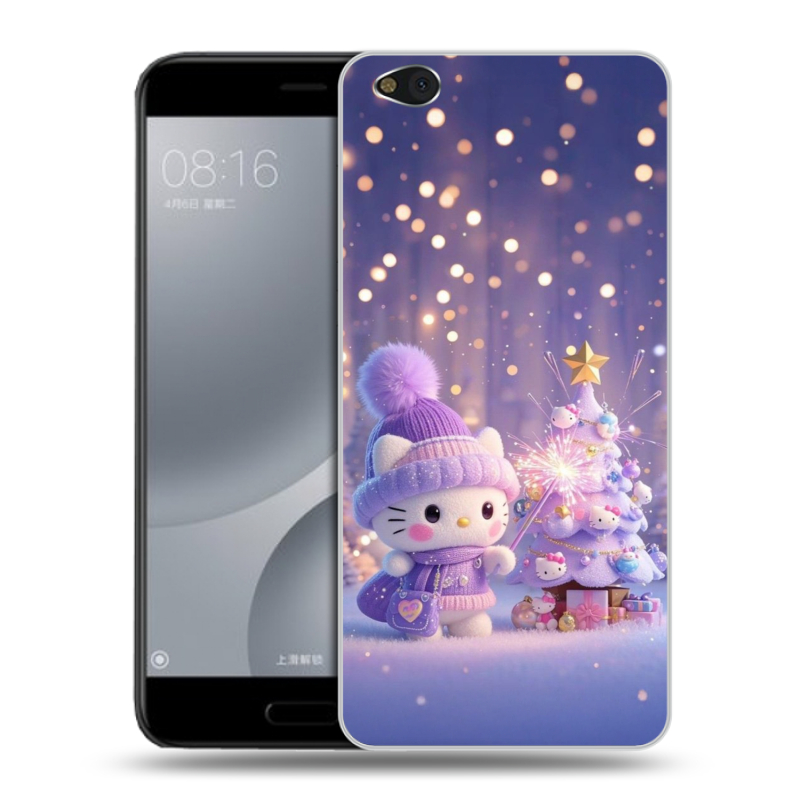 Пластиковый чехол на Xiaomi Mi5C с принтом Новый год Пластиковый чехол на Xiaomi Mi5C с принтом Новый год