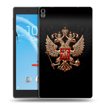 Силиконовый чехол на планшета Lenovo Tab 4 8 Plus с принтом Герб России Силиконовый чехол на планшета Lenovo Tab 4 8 Plus с принтом Герб России