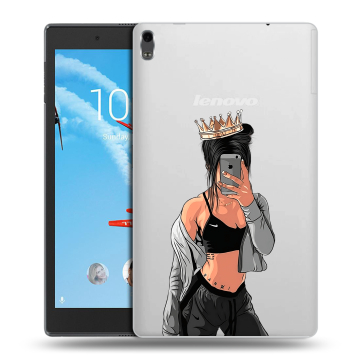 Силиконовый чехол на планшета Lenovo Tab 4 8 Plus с принтом Женские принты Силиконовый чехол на планшета Lenovo Tab 4 8 Plus с принтом Женские принты