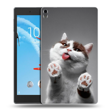 Силиконовый чехол на планшета Lenovo Tab 4 8 Plus с принтом Коты Силиконовый чехол на планшета Lenovo Tab 4 8 Plus с принтом Коты