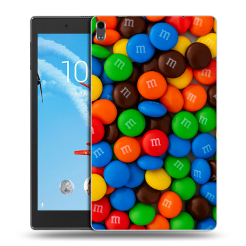 Силиконовый чехол на планшета Lenovo Tab 4 8 Plus с принтом Конфеты Силиконовый чехол на планшета Lenovo Tab 4 8 Plus с принтом Конфеты