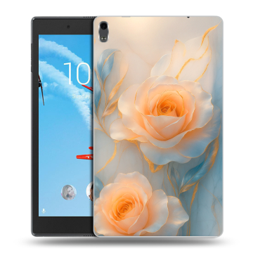 Силиконовый чехол на планшета Lenovo Tab 4 8 Plus с принтом Женский Силиконовый чехол на планшета Lenovo Tab 4 8 Plus с принтом Женский