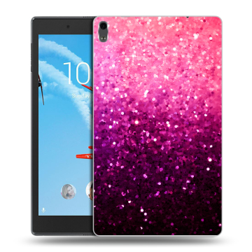 Силиконовый чехол на Lenovo Tab 4 8 Plus с принтом Блестки