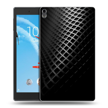 Силиконовый чехол на Lenovo Tab 4 8 Plus с принтом Текстура металла