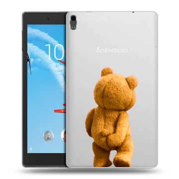 Силиконовый чехол на Lenovo Tab 4 8 Plus с принтом Медведь