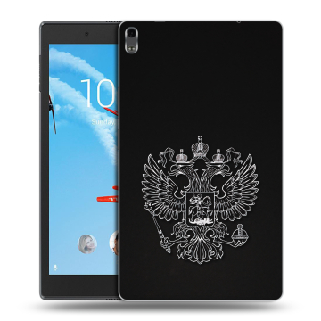 Силиконовый чехол на Lenovo Tab 4 8 Plus с принтом Герб России