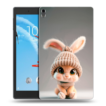 Силиконовый чехол на Lenovo Tab 4 8 Plus с принтом Кролик