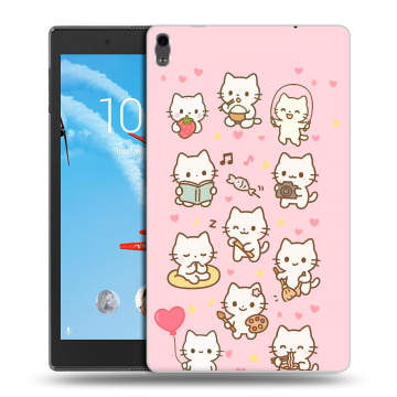 Силиконовый чехол на планшета Lenovo Tab 4 8 Plus с принтом Hello Kitty Хелоу Кити
