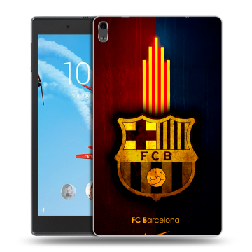 Силиконовый чехол на планшета Lenovo Tab 4 8 Plus с принтом Барселона Barcelona