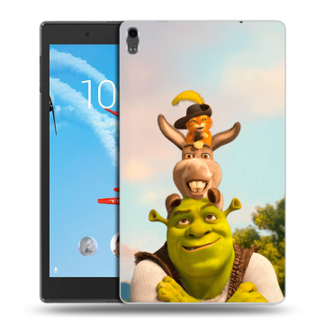 Силиконовый чехол на планшета Lenovo Tab 4 8 Plus с принтом Шрек Shrek