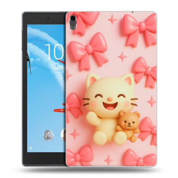 Силиконовый чехол на планшета Lenovo Tab 4 8 Plus с принтом для девочек