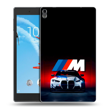 Силиконовый чехол на Lenovo Tab 4 8 Plus с принтом БМВ BMW