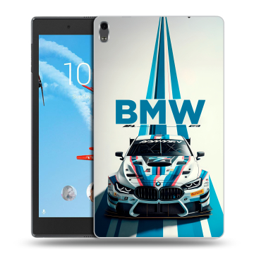 Силиконовый чехол на Lenovo Tab 4 8 Plus с принтом БМВ BMW Силиконовый чехол на Lenovo Tab 4 8 Plus с принтом БМВ BMW