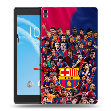 Силиконовый чехол на Lenovo Tab 4 8 Plus с принтом Барселона Barcelona