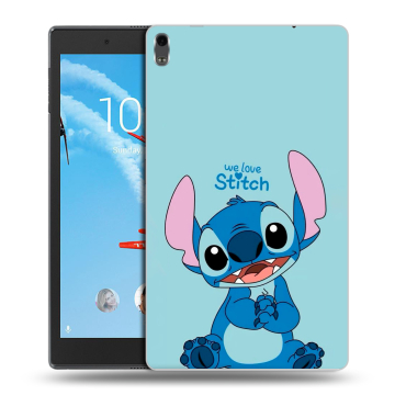 Силиконовый чехол на Lenovo Tab 4 8 Plus с принтом Лило и Стич