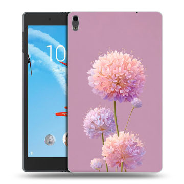 Силиконовый чехол на Lenovo Tab 4 8 Plus с принтом Цветы