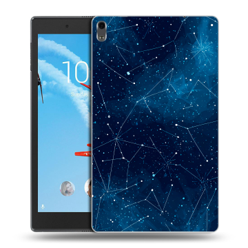 Силиконовый чехол на Lenovo Tab 4 8 Plus с принтом Космос звезды