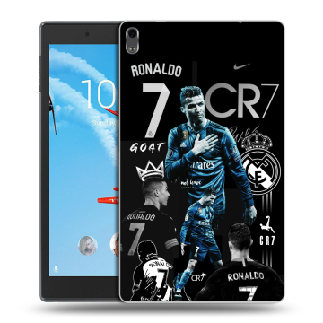 Силиконовый чехол на Lenovo Tab 4 8 Plus с принтом Реал Роналдо