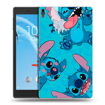 Силиконовый чехол на Lenovo Tab 4 8 Plus с принтом Лило и Стич
