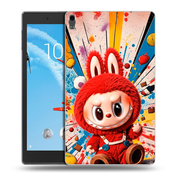 Силиконовый чехол на Lenovo Tab 4 8 Plus с принтом Labubu Лабубу
