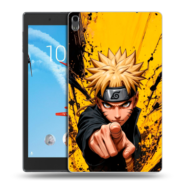 Силиконовый чехол на Lenovo Tab 4 8 Plus с принтом Naruto Наруто