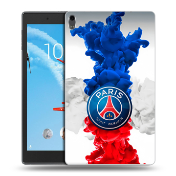 Силиконовый чехол на Lenovo Tab 4 8 Plus с принтом PSG ПСЖ