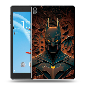 Силиконовый чехол на Lenovo Tab 4 8 Plus с принтом Batman Бэтмен