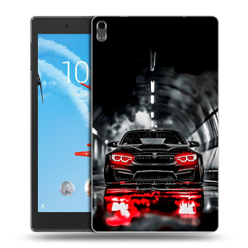 Силиконовый чехол на Lenovo Tab 4 8 Plus с принтом BMW БМВ