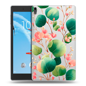 Силиконовый чехол на Lenovo Tab 4 8 Plus с принтом женский