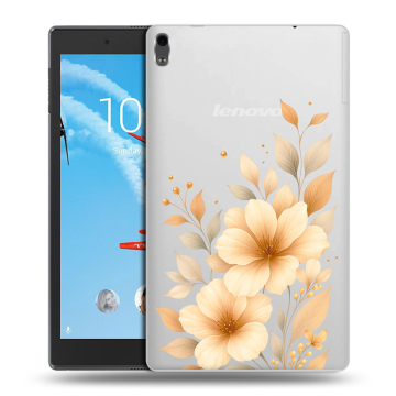 Силиконовый чехол на Lenovo Tab 4 8 Plus с принтом для девушки