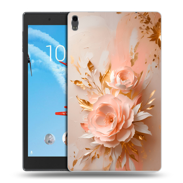 Силиконовый чехол на Lenovo Tab 4 8 Plus с принтом женский