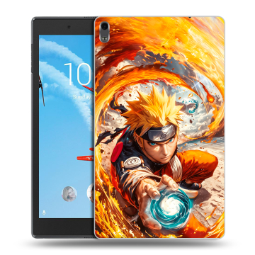Силиконовый чехол на Lenovo Tab 4 8 Plus с принтом Аниме Наруто Naruto
