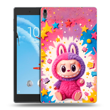 Силиконовый чехол на Lenovo Tab 4 8 Plus с принтом Labubu Лабубу