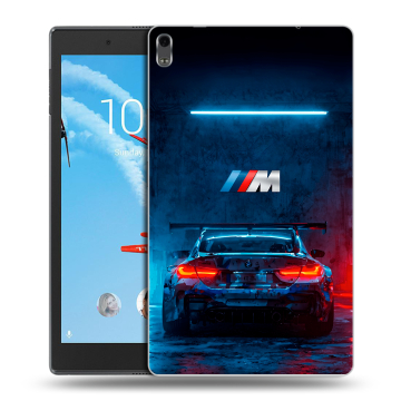 Силиконовый чехол на Lenovo Tab 4 8 Plus с принтом BMW БМВ