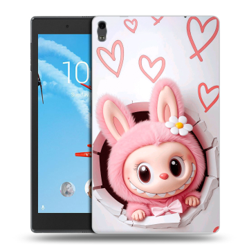 Силиконовый чехол на Lenovo Tab 4 8 Plus с принтом Labubu Лабубу