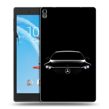 Силиконовый чехол на Lenovo Tab 4 8 Plus с принтом Mercedes Мерседес