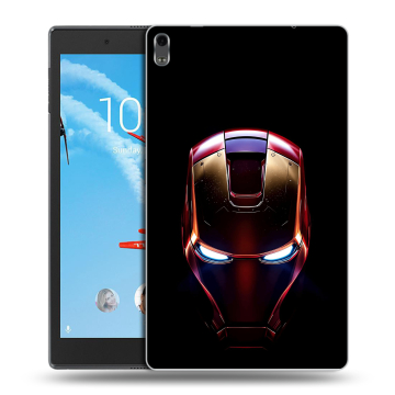 Силиконовый чехол на Lenovo Tab 4 8 Plus с принтом IronMan Железный человек