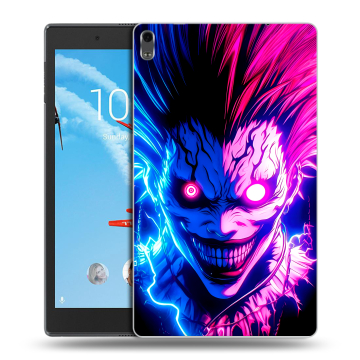 Силиконовый чехол на Lenovo Tab 4 8 Plus с принтом Death note Тетрадь смерти