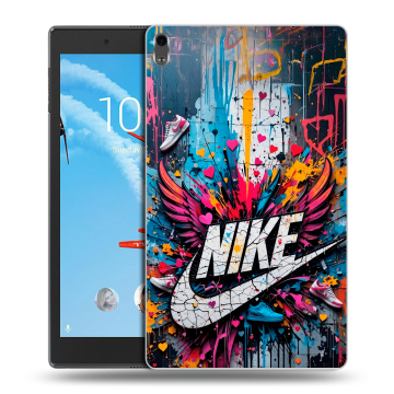 Силиконовый чехол на Lenovo Tab 4 8 Plus с принтом Nike Найк Силиконовый чехол на Lenovo Tab 4 8 Plus с принтом Nike Найк