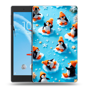 Силиконовый чехол на Lenovo Tab 4 8 Plus с принтом Новый год