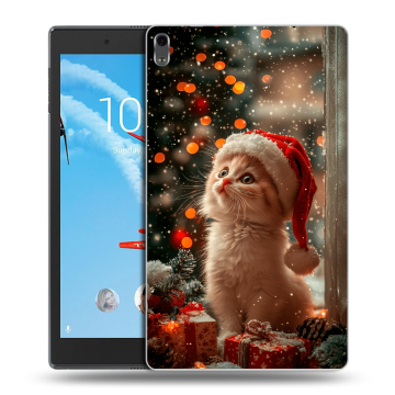 Силиконовый чехол на Lenovo Tab 4 8 Plus с принтом Новый год