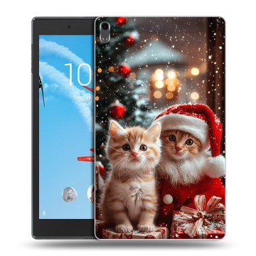 Силиконовый чехол на Lenovo Tab 4 8 Plus с принтом Новый год
