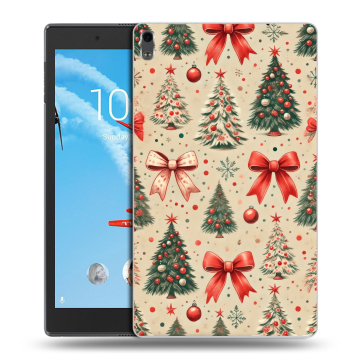 Силиконовый чехол на Lenovo Tab 4 8 Plus с принтом Новый год