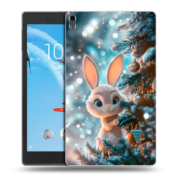 Силиконовый чехол на Lenovo Tab 4 8 Plus с принтом Новый год
