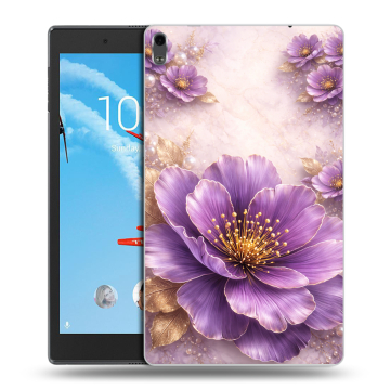 Силиконовый чехол на Lenovo Tab 4 8 Plus с принтом женский Силиконовый чехол на Lenovo Tab 4 8 Plus с принтом женский